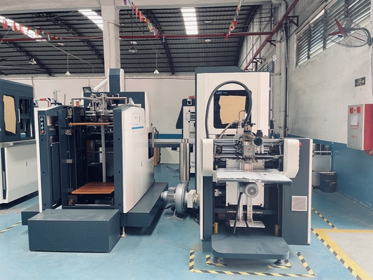 Automatic Strapping Rigid Box Making Machine , 40pcs/Min Cardboard Box Maker