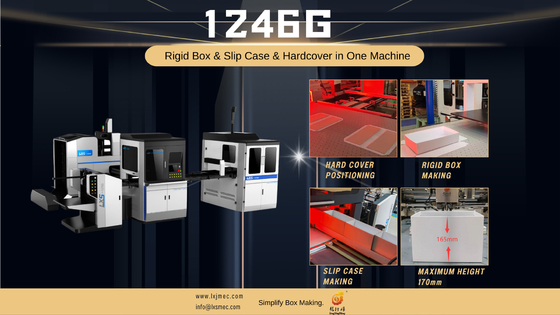 LS-1246G Automatic Multifunctional Rigid Box Maker For Hardcover Making