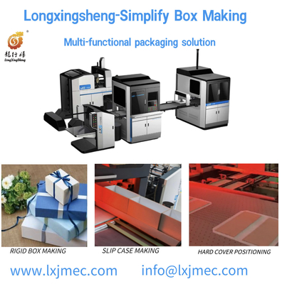1246B Fully Automatic Rigid Box Set Up Box Folding Machine For Paper Lining,
