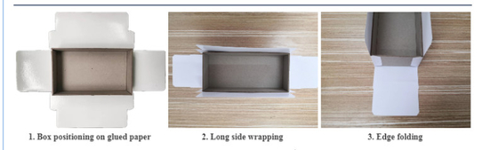 Automatic Smart Rigid Box Packaging Machine , Phone Tea And Snacks moon cake Box Forming