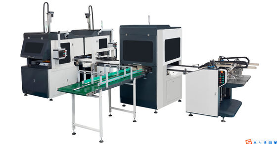 Double-Station Fully Intelligent Automatic Rigid Box Box Making Machine for Bracelet Box