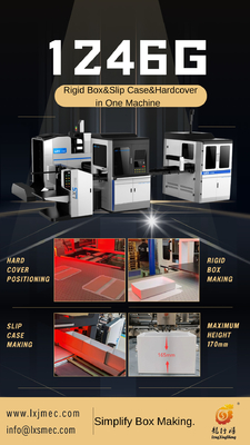 LS-1246G Automatic Multifunctional Rigid Box Maker Box Assembly and Gluing System