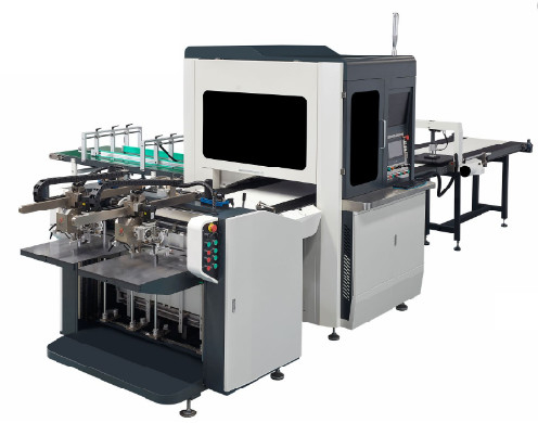 Automatic Dual-Channel High-Speed And High-Precision Rigid Box Vision Positioning Machine