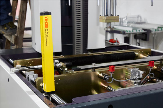 Semi Automatic Box Four Sides Wrapping Machine And Tucking In Paper To Box Bottom Machine