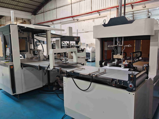 Scarf Boxes Making Machine And Cardboard Box Machine With Speed 25pcs/Min And Visual Positionin System