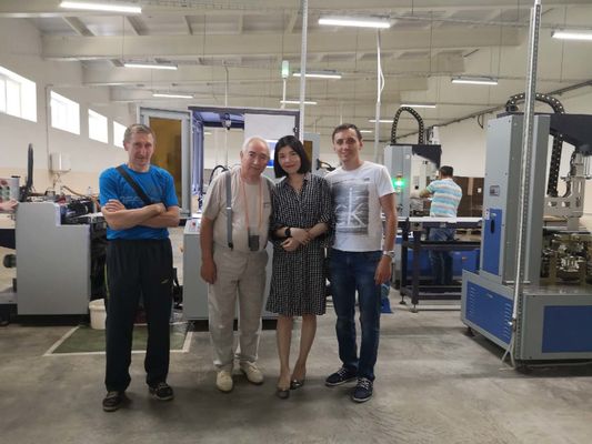 Mobile Rigid Box Machine With Speed Of 26pc Per Minute Gift Box Making Machine