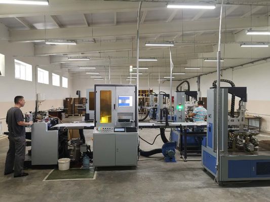 Visual Positioning Rigid Box Making Machine For Making Gift Box