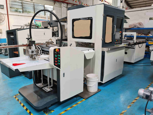 Fully Automatic Lid And Base Gift Rigid Box Making Machine With Visual Positioning
