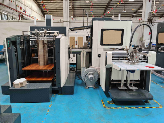 Fully Automatic Lid And Base Gift Rigid Box Making Machine With Visual Positioning
