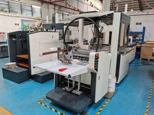 Cigarette Rigid Box Making Machine 15mm 130mm For Cosmetic Clothes