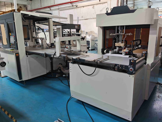 Automatic Multi Functional W400mm Candy Rigid Box Making Machine For Wrapping
