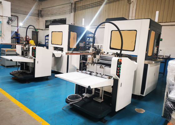 Semi-Automatic Box Gluing Equipment For Hard Cover Boxes