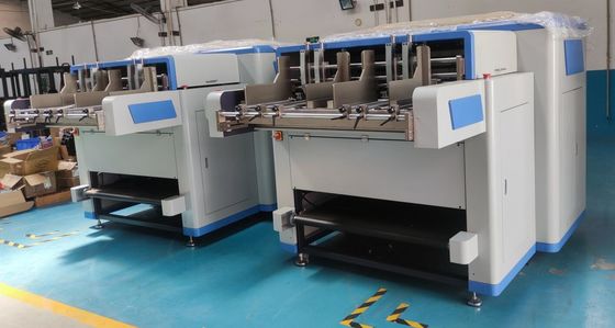 8 Slots Rigid Box Grooving Machine With Speed 35 meters Per Minute For Sheet Grooving
