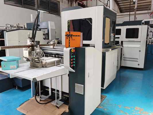 Shoe Clothing Rigid Box Making Machine 74mm 400mm Hard Box Making Machine