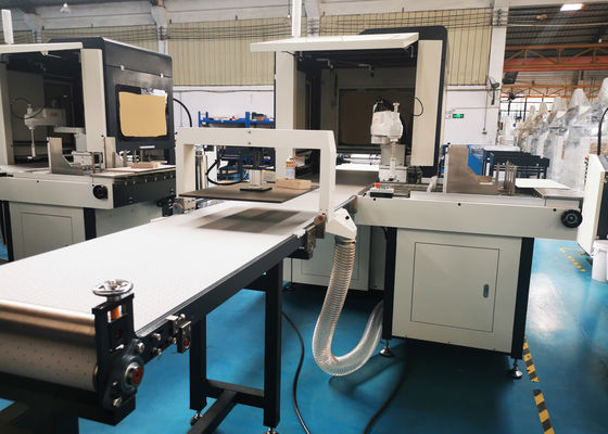 Rigid Box Book Cover Gluing Machine Positioning Machine 40pcs/min For Packaging