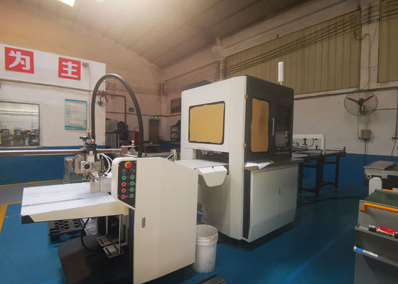 Rigid Box Paper Gluing Machine H2112mm Box Pasting Machine For Cell Phone