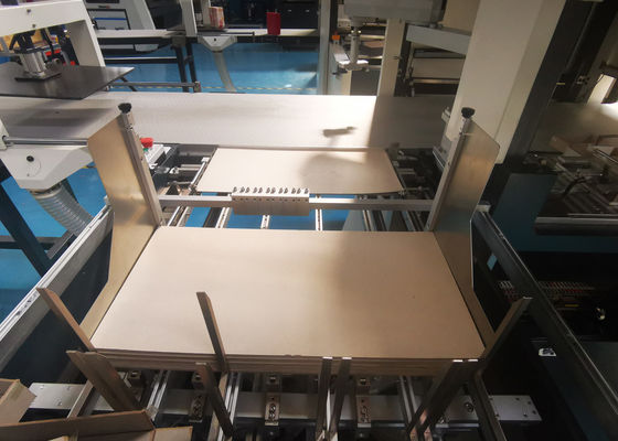 Positioning Perfume Box Gluing Machine Gift Box Making Machine With Speed 1400pcs Per Hour