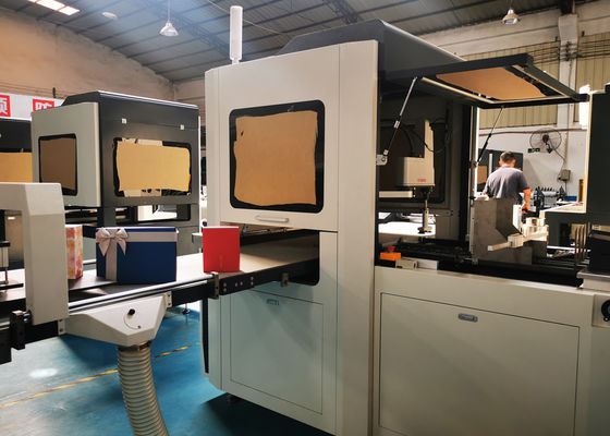Rigid Shoe Box Paper Gluing Machine Positioning Machine For Rigid Box Production