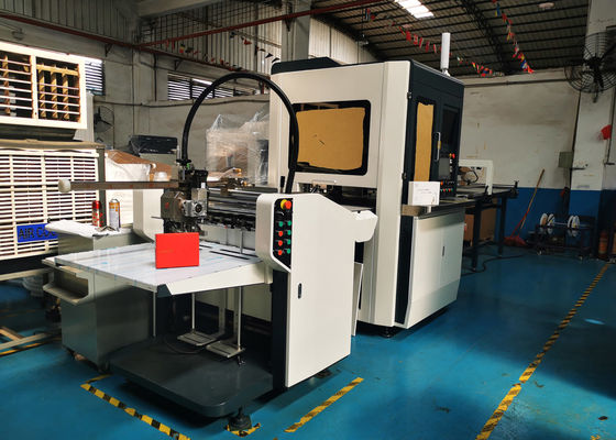 L5985mm Paper Gluing Machine W3183mm Rigid Box Positioning Machine