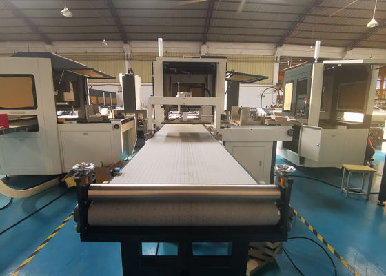 Separate Lids Packaging Box Making Machine With Speed 15-35pcs Per Minute And For Rigid Box Making