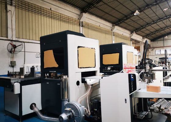 ISO9001 Paper Lining Machine 40pcs/Min Book Cover Wrapping Machine