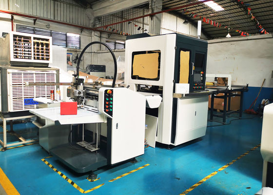 Paper Gluing Machine And Box Double Pressing Machine With High Working Speed