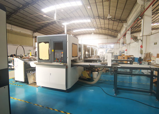 34pcs/Min Shoe Packaging Box Making Machine 1855kg with Positioning