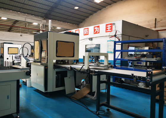 Rigid Shoe Box Paper Gluing Machine Positioning Machine For Rigid Box Production