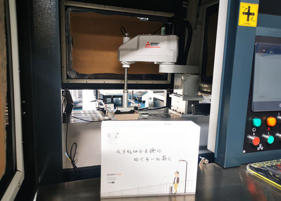 LS-450plus High-End Perfume Box Gluing And Positioning Machine For Rigid Box
