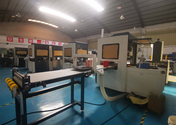 LS-450plus High-End Perfume Box Gluing And Positioning Machine For Rigid Box