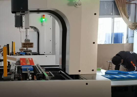 Commercial Shoe Rigid Box Wrapping Machine folding length 10mm 100mm