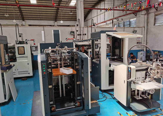 Rigid Shoe Box Making Machine 12mm 100mm Positioning For Wrapping Box
