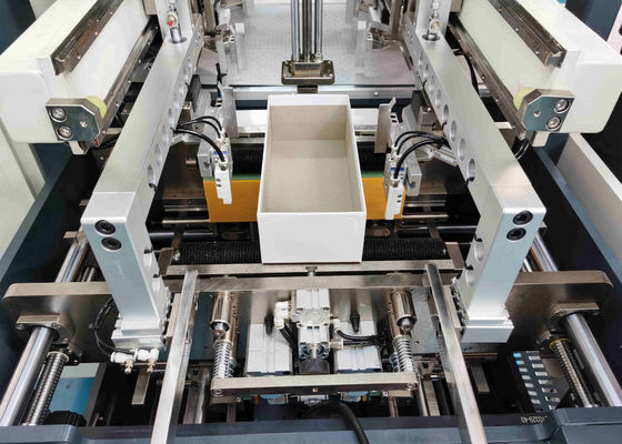 Rigid Shoe Box Making Machine 12mm 100mm Positioning For Wrapping Box