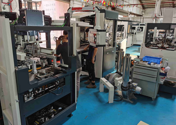 smart Rigid Wine Packaging Box Making Machine 40pcs/Min High Speed