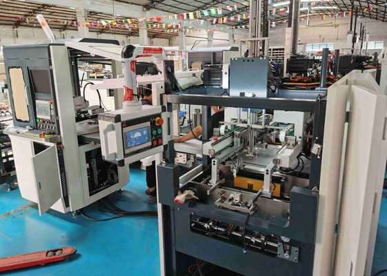 40pcs/Min Gift Box Making Machine L120XW70mm Positioning Gluing