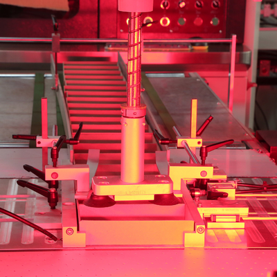 Cardboard Box Making Positioning Machine With Double Basler Cameras